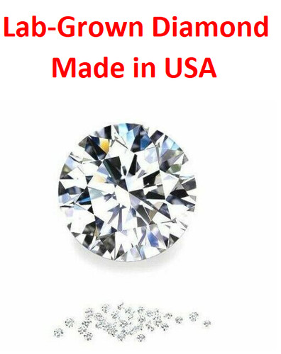 Finest lab diamond round loose - lab,